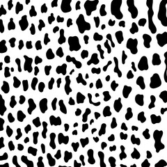 Vector black leopard, cheetah and jaguar print pattern animal seamless. Leopard, cheetah and jaguar skin abstract for printing or home decorate and more. © onamonstudio