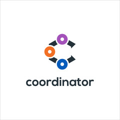 Initial C coordinator logo vector