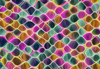 Rainbow scales concept. Colorful background. Multicolored backdrop. Abstract background. AI generated.