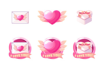 Valentine icons
