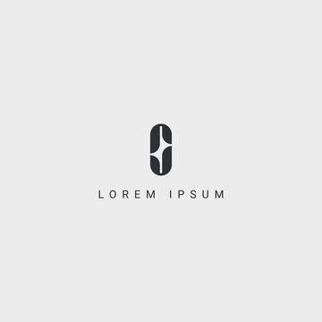 Modern creative unique letter SJ JS logo initial based Monogram icon vector.