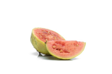 guava isolated on white background.