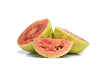 guava isolated on white background.