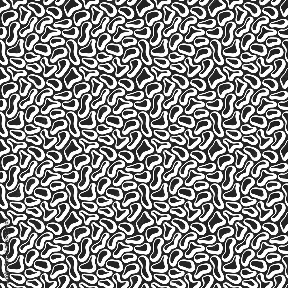 Poster abstract fluid liquid shape seamless pattern. flow shapes background.
