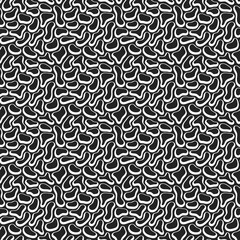 Abstract fluid liquid shape seamless pattern. Flow shapes background.