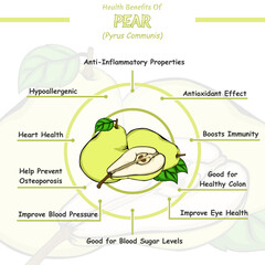 Health benefits of a pear