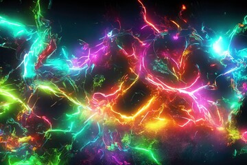 Abstract glowing neon background desktop wallpaper, grunge, vivid colors