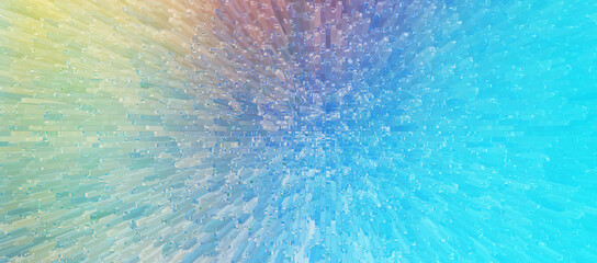 Illustration with colorful abstract background.