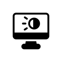 dark mode glyph icon