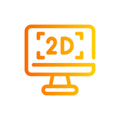 2d gradient icon