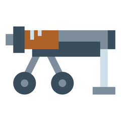 Cannon flat icon style