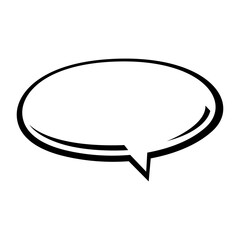Illustration of comic speech bubble. Cartoon pop art creative image.