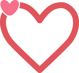 Valentine Frame Border Heart Shape