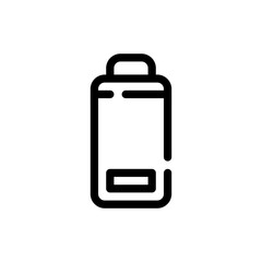 low battery line icon