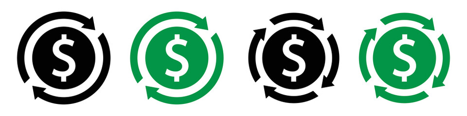 Money exchange icon. Money currency icon, vector illustration