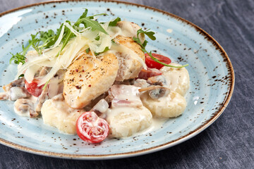 gnocchi with chicken and vegetables