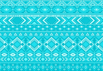 Boho pattern tribal ethnic motifs geometric seamless vector background. Awesome indonesian tribal motifs clothing fabric textile print traditional design with triangle and rhombus shapes.