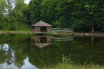 Obraz premium house on the lake