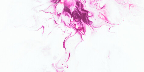 Texture with a pleasant marble effect for luxury brands. Magic mysterious art. The colors of the ink are surprisingly bright, luminous, translucent, free-flowing. Liquid art style painted in oil. © Roman