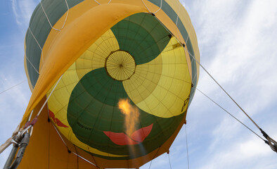 Hot air balloon burner propane fuel cylinder 