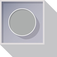 Building top view for landscape design. Object for map of City. Houses, factory, building, skyscrapers, hotels, manufacturing, transport, office, mall from above