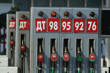 Filling station or petrol station, infrastructure