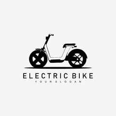 Simple Electric Bike Logo Design
