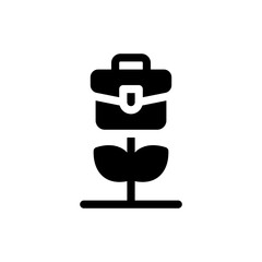 plant glyph icon