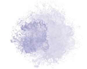 Watercolor splash. Abstract purple blue stain watercolor.