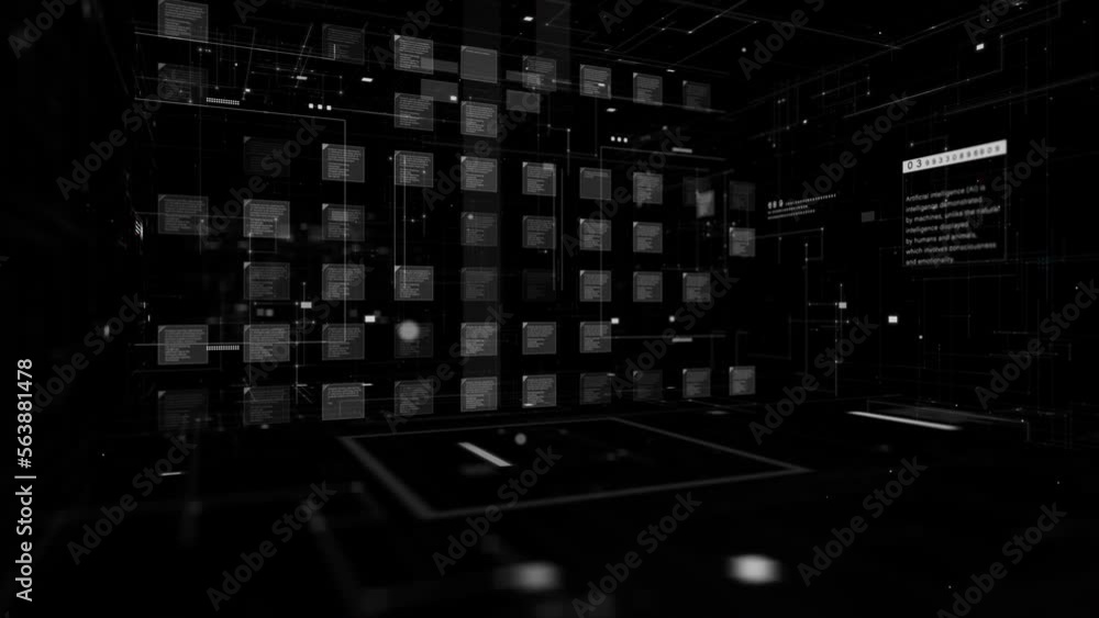 Aufkleber technology digital abstract background concept, technology digital data network connections, big dat