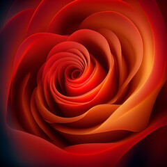 Roses in valentine day with lovely background  abstract graphic Illustrator-AI