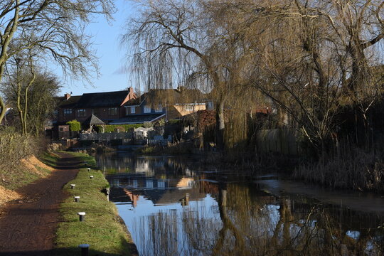 A View Of The Stourbridge Canal To The Stewponey For The Tow Path