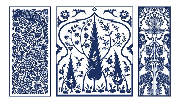 peacock motif designs, textile , Rajasthan, royal India	