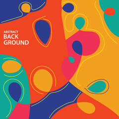 Abstract colorful background design.