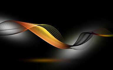 abstract background with wave