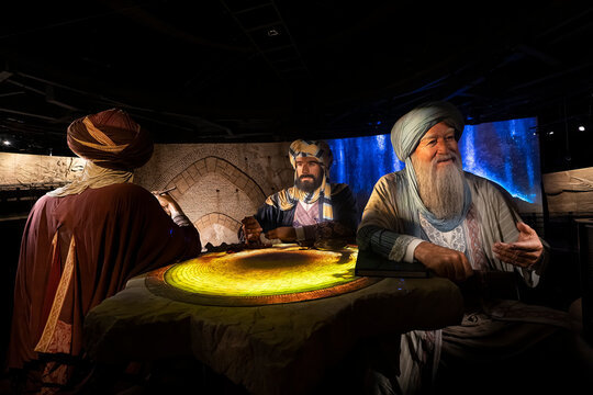 Expo 2020 Alif - The Mobility Pavilion pavilion architecture. Dubai, United Arab Emirates.