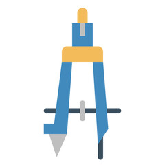 compass flat icon style