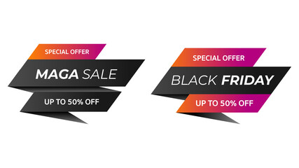 sale discount and special offers labels tags collection isolated on transparent background png file