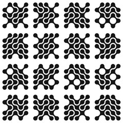 Asemic Glyph writing hieroglyph imitation abstract illustration