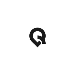 Q and location logo design