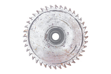cercular disc for wood, disc for sawing wood, isolated from the background