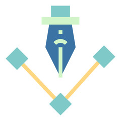 design tools flat icon style