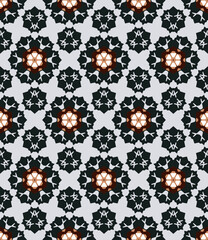 Geometric pattern. Seamless vector background. Ethnic graphic design
