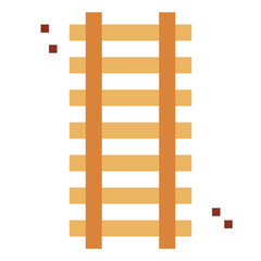 railway flat icon style