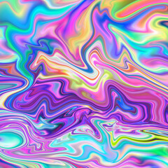 abstract colorful background with neon waves