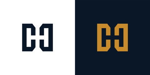 Modern and strong letter H initials logo design