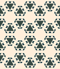 Fototapeta premium Geometric pattern. Seamless vector background. Ethnic graphic design 