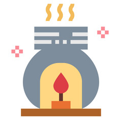 scent flat icon style