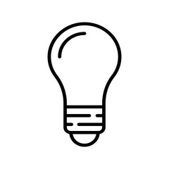 Obraz premium Light Bulb line icon. Vector icon