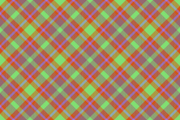 Pattern plaid tartan. Fabric seamless background. Textile vector texture check.